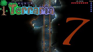Let's Play Terraria part 7 - reaching obsidian [PC version]