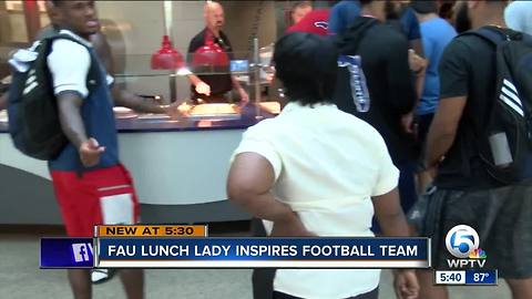 Miss Pearl inspires FAU Football team