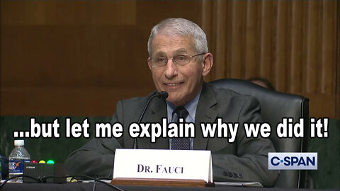 Exchange between Senate Rand Paul and Anthony Fauci