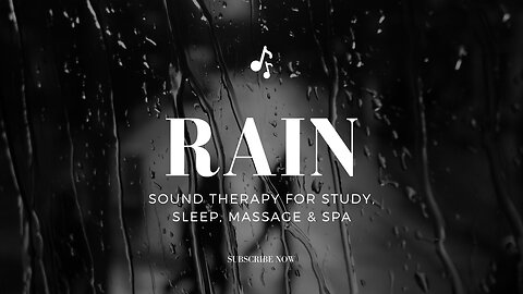 RAIN on a TENT I Sound Therapy for Study, Sleep, Massage & SPA I Relax Night and Day🎵🎶