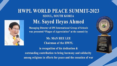 HWPL World Peace Leaders' Conference -2023 || Seoul, South Korea