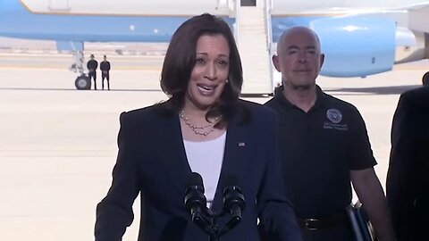 Kamala Harris is somehow even less coherent than a man with Alzheimer’s