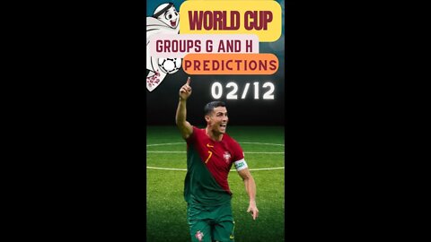 World Cup final round Group G & H Betting Tips & predictions #worldcup #qatar #foryou #fyp #shorts