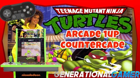 Arcade1Up Countercade - Teenage Mutant Ninja Turtles (with Retro-bit's Legacy 16)