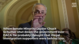 Chuck Schumer Feels Wrath of DACA Proponents