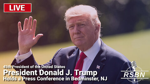 LIVE: President Trump Holds a Press Conference in Bedminster, N.J. - 8/15/24