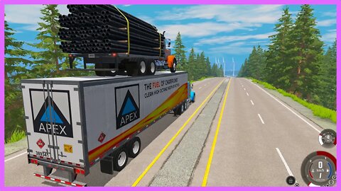 TruckFails | Transport Trucks Fails #41 | BeamNG.Drive |TrucksFails