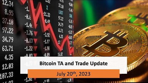 Bitcoin BTC - Trade Update July 20th