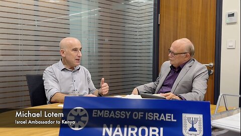 Michael Lotem, Israeli Ambassador to Kenya, at Israel Embassy in Nairobi, Kenya 01/25/2024