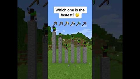 Which Minecraft Pickaxe is Faster