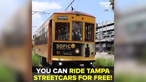 Ride Tampa's streetcars for free for the next 3 years | Taste and See Tampa Bay
