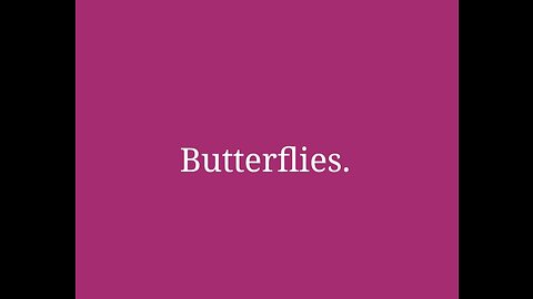 Butterflies. 🦋