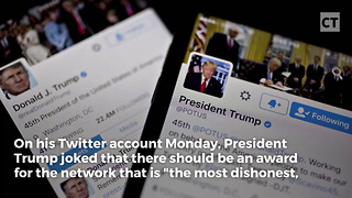 Trump Proposed New Award for Fake News Media