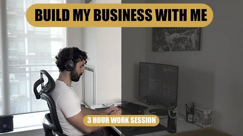 BUILD MY BUSINESS WITH ME - WORK SESSION #1 - WHITE NOISE AND MECHANICAL KEYBOARD BACKGROUND SOUNDS