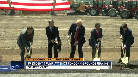 Foxconn officially breaks ground in Mount Pleasant