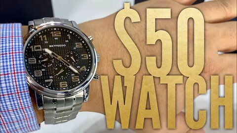 $50 Luxury Fashion BETFEEDO Quartz Stainless Steel Watch Review