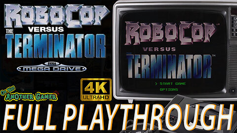RoboCop Versus The Terminator (1993) [Mega Drive, Genesis] 🎮🔥 Intro + Gameplay (full playthrough)