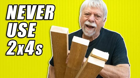 Why You Should NEVER Use 2x4s for Furniture Woodworking!