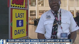 Sears employee has worked for the company for 49 years, but now it's closing