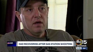 Dad recovering after gas station shooting