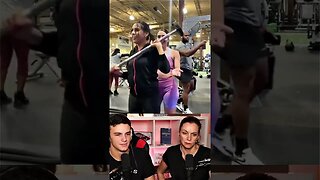 Mom REACTS To Toxic Gym Girl #gym #creep #shorts #viral