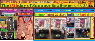 1850 games bowled become a better Straight/Hook ball bowler #158 with the Brooklyn Crusher 6-28-23