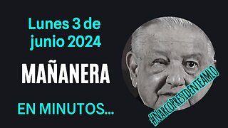 💩🐣👶 AMLITO | Mañanera *Lunes 03 de junio 2024* | El gansito veloz 2:57 a 1:23.