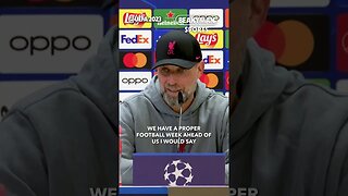 'We want to be part of Champions League every year! That's now a massive task for us' | Jurgen Klopp