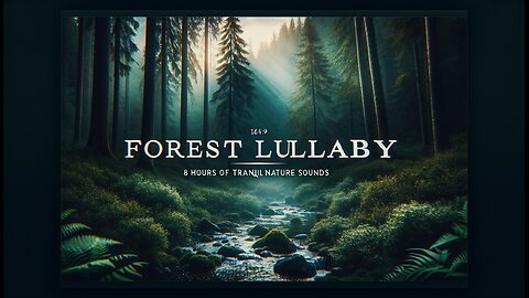 Forest Lullaby: 8 Hours of Tranquil Nature Sounds 🌲✨