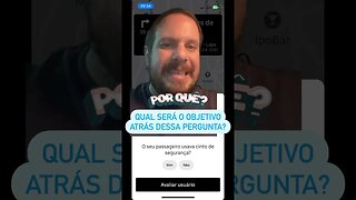 @Uber pergunta ao #motoristadeaplicativos se passageiro uso o cinto de segurança