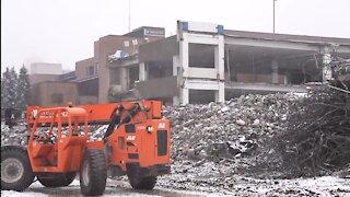 Lansing Community College starts demolition on Gannon Parking Ramp
