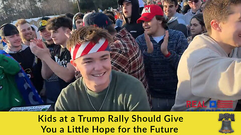 Kids at a Trump Rally Should Give You a Little Hope for the Future