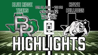 Howe Bulldogs vs Blue Ridge Highlights