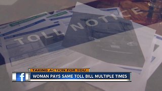 Local driver pays forced to pay same toll over and over again