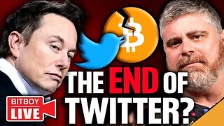 Bitcoin Support LOST! (Elon Leaves Twitter Behind)