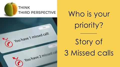 Family calling many times at work? Whose call will you return first? Who is your priority?