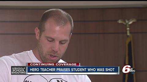 Teacher who stopped school shooting thanks community