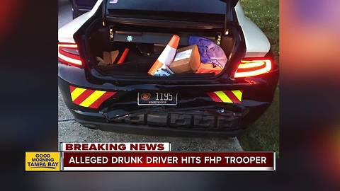 FHP: Drunk driver hits trooper on I-75 SB