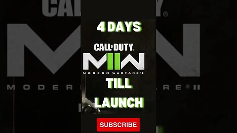 4 DAYS TILL MWII LAUNCH | #shorts