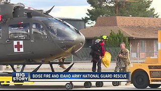 Boise Fire and Idaho Army National Guard rescue people from home