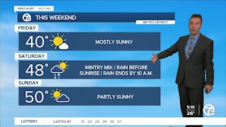 Metro Detroit Forecast: Sunny, but a little colder