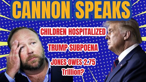 CANNON SPEAKS: TRUMP GETS SUBPOENAED