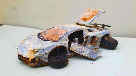 Restoration LAMBORGHINI abandoned | Rusty model Supercar LAMBORGHINI