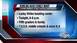 TUSD bowling bash family nights for fifth graders