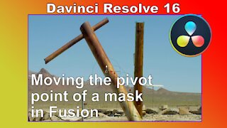 Davinci Resolve Fusion - Moving the pivot point of a mask