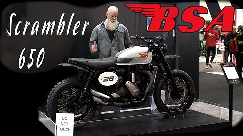 NEW BSA Scrambler 650! The Best Looking Modern Scrambler Motorbike IN THE WORLD! And BSA Goldstar!