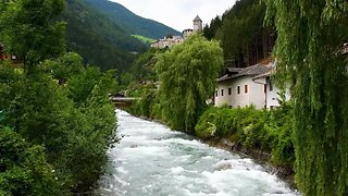 Peaceful Mountain River & Relaxing Nature Sounds - Calm River Flow for Meditation or Focus