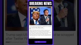 BREAKING: Trump & Musk in War of Words Over Twitter Files - What's Next? | #shorts #news