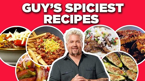 Guy Fieri’s Spiciest Recipe Videos | Guy's Big Bite | Food Network| GM Recipes ✅