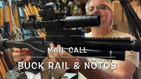 Mail call with more cool Buck Rail parts & an Umarex Notos 22 caliber PCP carbine awesome stuff!